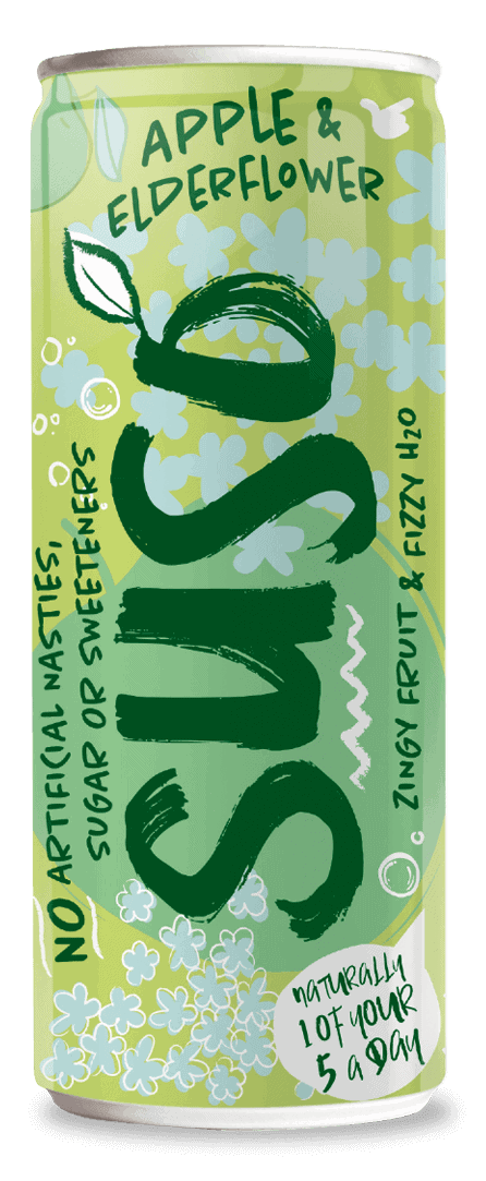 Apple & Elderflower Can of Suso Drink