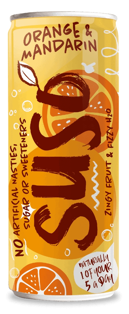 Orange & Mandarin Can of Suso Drink
